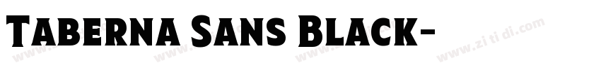 Taberna Sans Black字体转换 Taberna Sans Black字体转换